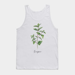 Oregano herb art. Tank Top